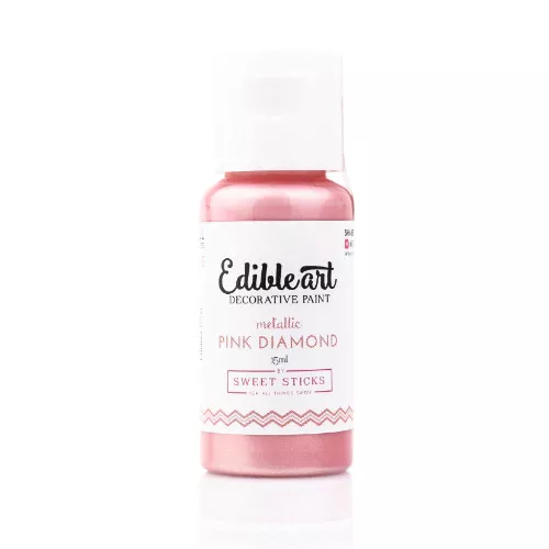 Edible Art Paint -Metallic Pink Diamond